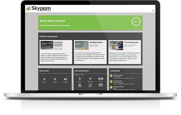 Skypiom Compliance platform
